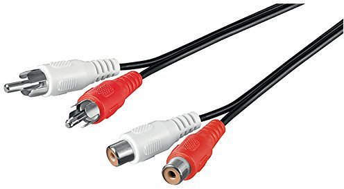 Goobay – Set di 3 cavi prolunga audio RCA 5 m