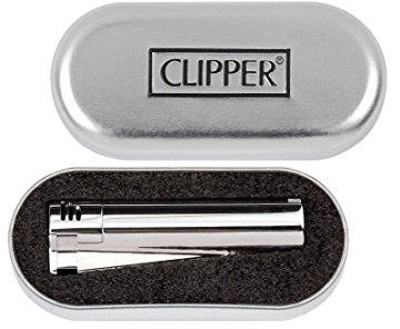 Clipper No. 40, Feuerzeug aus Metall, inkl. Geschenkbox