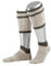 Lusana Herren 2-teiliges Loferl-Set Loden Tweed Trachtenstrümpfe, Beige (Beigemeliert/Jägergrün 930), 40/41