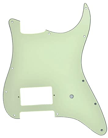 Kaish 11 Loch Gitarren- Schlagbrett für Fender Delonge, in verschiedenen Farben Mint Green 3 Ply