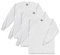 Pro Club Men's 3-Pack Heavyweight Cotton Long Sleeve Crew Neck T-Shirt - White - XL