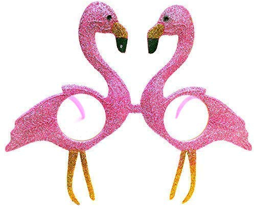 Robelli Pink Glitter Sunglasses - Flamingo