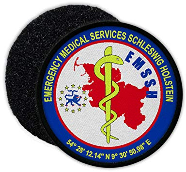 Copytec Patch EMSSH Rettungsdienst Schleswig Holstein Lübeck Kiel Nord #33057