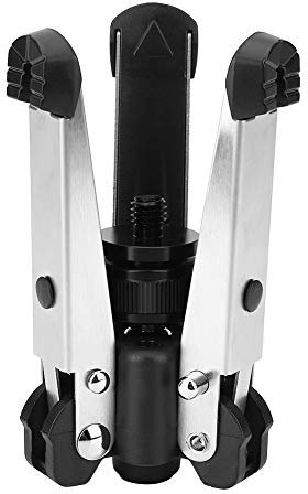Monopod Base, Universal Mini Three Feet Support Stand Foldable 360° Rotation Tripod Professional Monopod Base with 3/8in Mounting Screw