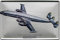 Blechschild Flugzeug “Lufthansa Lockheed L-1049 G Super Constellation 1951“ Plane Technik DekoHistorisch Metallschild Geschenk zum Geburtstag oder Weihnachten 20x30 cm