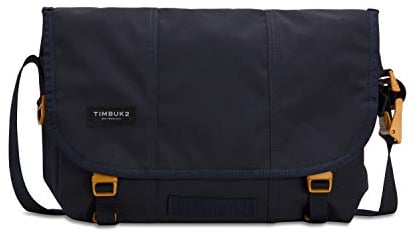 Timbuk2 Unisex-Erwachsene (nur Gepäck), leichte Kuriertasche, Gepäck, Kuriertasche, Blau (Dark Burglar/Marigold), Small