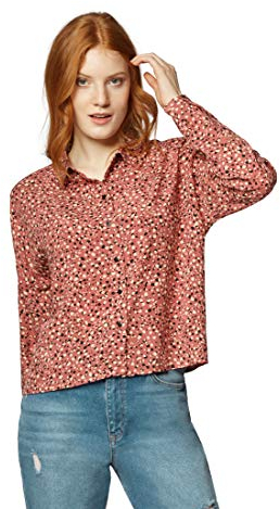 Mavi Damen Pullover Regular Long Sleeve Shirt mesa Rose dot Print M