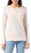 Amazon Essentials T-Shirt à Manches Longues, Col Rond, Coupe Classique (Disponible en Grande Taille) Femme, Rose Pâle, M