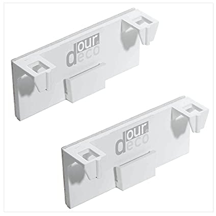 ourdeco® Aluminium-Jalousie Zubehör | Klebehalter, Klebeträger für Schraubträger | Klemmträger | Montagezubehör für Premium Alu-Jalousie