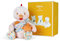 KALOO - Linoo - Plüschtier Papa Hahn Paul und Sein Baby, 35 cm - ab der Geburt K971001