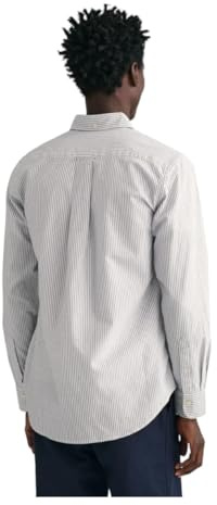 Gant Herren Reg Oxford Banker Stripe Shirt Klassisches Hemd (1er Pack)
