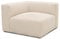 DOMO. collection Ecksessel Malia, Cord Modul-Sofa, Polsterecke, Modul-Couch, Einzel-Polsterelement, kombinierbar, Sitzecke, 108 x 108 x 69 cm (BxTxH), beige