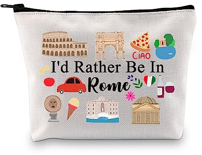 PYOUL Rom Reisegeschenk Rom Make-up Tasche Rom Reise Kosmetiktasche Rom Reise Souvenir Geschenk Rom Liebhaber Geschenk Rom Camping Geschenk, Rom B EU