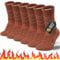 Rahhint Merino Wandersocken Wolle Trekkingsocken für Herren Damen Anti-Blasen Gepolstert Atmungsaktive Wasserfeste Kompression Sportsocken Laufsocken
