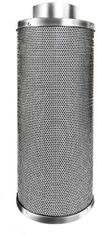 AKF Aktivkohle-Filter Luft-Filter Geruchsfilter Abluft-Filter Grow Filter für Rohrventilatoren 100 125 200 250 315 mm (150x500mm 850 m³/h)