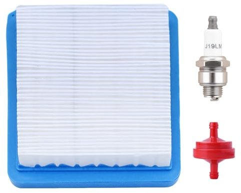 Mtanlo Luftfilter für 491588S Rasenmäher Ersatz für 491588 399959 491588S ersetzt J19LM Zündkerze 5108B Ölfilter