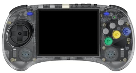 AMIUHOUN RG ARC-S Console de portable 10,2 cm IPS Linux OS 6 boutons Design rétro Compatible avec poignée filaire Facile à installer Facile à utiliser