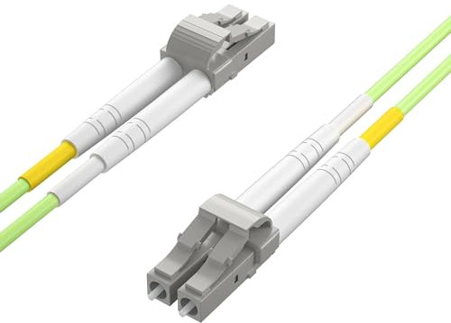 H!Fiber.com OM5 LC a LC Cavo patch fibra duplex, cavo fibra, ponticello multimodale, 15-metro(49.2ft)