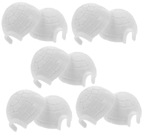 SKISUNO 10 Stück Iglu Modell Kreatives Iglu Ornament Iglu Figuren Deko Figuren Für Kleinkinder Bauernhof Kinderfiguren Iglu Foto Ornament Kognitives Iglu Modell Iglu Dekor Iglu
