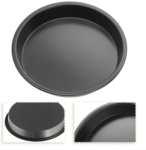 UTTASU Bandeja para horno microondas, diseño antiadherente, adecuada para base de pizza crujiente, resistente a altas temperaturas (A)