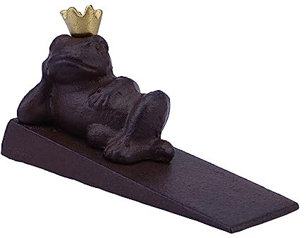 Gogogmee butée de porte en fonte butée de porte décorative butée de grenouille cale de porte pour sol porte s'arrête décor vintage coin de porte pour la maison butoirs de porte plancher