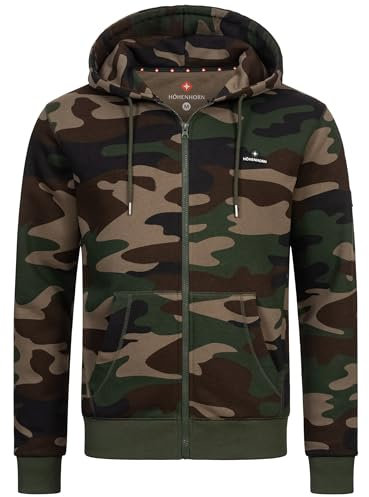 Höhenhorn Katan Herren Hoodie Pullover Camo Grün Gr. L