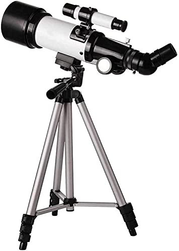 ZSLBGUYIAD Telescopi Telescopio rifrattore da Viaggio da 100 mm con Supporto per Cellulare, Regolabile, telescopio a Doppio Scopo Cielo e Terra