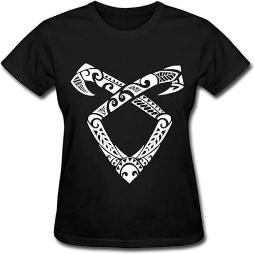 Men's Shadowhunters Tv Show 2015 Logo T-Shirts Black L