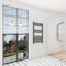 Sky bathroom | 1200x500mm Straight Towel Rail Radiator Heated Ladder Warmer Radiator Anthracite