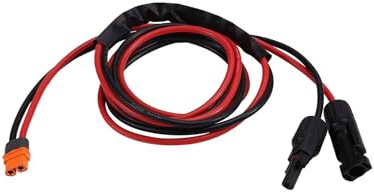 Bosiyrggrl Solarstecker XT60I- F Adapter 12 AWG Kabel zum Verbinden des Solarpanels für Solargenerator, 1,5 m