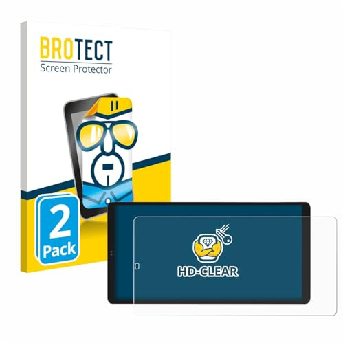 BROTECT Schutzfolie für Shelly Wall Display X2i | 2 Stück Transparenter Displayschutz Made in Germany Klare Displayschutz-Folie Clear Einfache Montage Case-Friendly