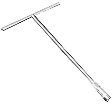 1pc T - Bar Socket Wrench Nut Spinner Hex Socket T Shape Handle Wrench Drive 9mm Extra Long for Motorbike, Car, Workshop