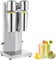 VEVOR Máquina para Hacer Batidos de Dos Vasos 800 mL, Batidora Eléctrica Mezclador Bebidas Dos Velocidades, Batidora Helados y Batidos de Acero inoxidable, Batidora con Velocidad del Motor 18000 r/min