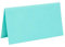 Paper24 je 25 farbige Blanko Tischkarten, Platzkarten 5x9 cm in Mint
