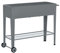 Outsunny Jardinière sur Pieds Potager dim. 104L x 39l x 80H cm étagère 2 Roues + Insert d'irrigation métal Gris