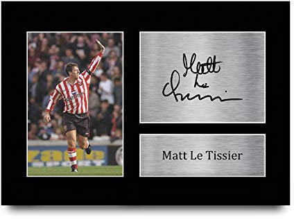 HWC Trading A4 Matt Le Tissier Southampton Gifts Printed Signed Autograph Picture for Fans and Supporters - A4