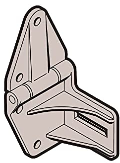 Hörmann Corps de charnière latéral droit pour portails sectionnels