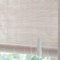 Sonnenschutz Bambusrollo in Natur Weiß,Außen/Innen Bambus Rollo Raffrollo,Lichtfilterung/Wasserdicht/Anti-UV,mit Seitenzug Sichtschutz Jalousie,für Terrasse/Garten/Fenster (120x140cm/47x55in)