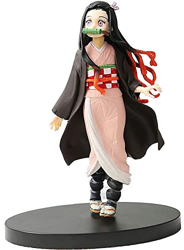Jilijia Kamado Nezuko Figur Statue Kamado Tanjiro Cosplay Prop Hashibira Inosuke Anime Figur Skulptur Podeste Party Deor Sppulies