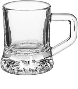 Vidrios de Levante Vaso Chupito Jarra Praga 30ml – Set 6 Unidades – Vasos Elegantes y Resistentes
