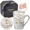 Not A Day Over Fabulous Mug,Birthday Gift for Women,Ceramic Marble Coffee Mug Funny Gift Set Ideas for Women Mum Him Her Wife Girl Friend Sister Teacher Grandma Coworker,Mothers Day Gift 14 oz (Grey)