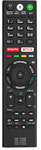 RMF-TX300E RMF-TX201E RMF-TX200E RMF-TX200A Voice Reemplazar el Control Remoto Adecuado Sony Smart TV KD-49XE8099 KD-49XE8396 KD-49XE9005 KD-55A1 KD-55SD8505 KD-55XD8005 KD-55XD8505 KD-55XD8577
