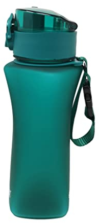 Theonoi Auslaufsichere Schlanke Wasserflasche Trinkflasche Sportflasche Flasche für Kinder mit Fruchtsieb BPA-frei, für Schule, Spielplatz Sport Outdoor (550 ml, Minze)