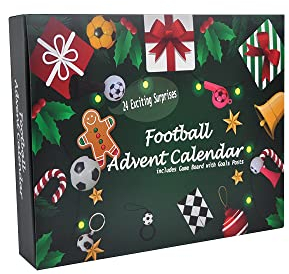 Sly Sippy Football Advent Calendar 2023 with 24 Exciting Gifts & Surprises| Advent Calendar with Game Board| 2023 Women’s World Cup Football Gifts for Football Fans | Christmas Gifts for Rugby Fans