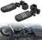 Repose-pieds pour moto - Pour Harley Touring Electra Street Glide Road King Sportster Kawasaki 1 (25 mm), 32 mm, 34 mm (Noir 2)