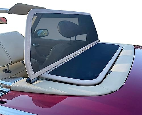 Aperta Windschott passend für Mercedes-Benz SL-Klasse (1971-1989) R107 - Ohne Bohren - 100% Passgenau OEM Qualität Beige Windstop Windabweiser