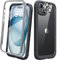 Diaclara Designed for iPhone 15 phone Case, Full Body Rugged Case with Built-in Touch Sensitive Anti-Scratch Screen Protector, with Camera Lens Protector for iPhone 15 6.1 (Black)