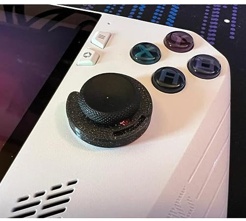 2 PCS Controller Joystick Protectors Ring for Rog Ally/PS5/XBOX/Steam Deck/Switch Pro,Prevents The Joystick from Scratching,Silicone Game Console Thumb Stick Grips Protective Ring (black)
