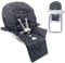 My Babiie MBHC8 Premium Highchair Seat Cover Only with 5-Point Harness - Padded PVC Seat Cover, Easy Clean, Seat Cushion Compatible with My Babiie MBHC8 - Festive Navy
