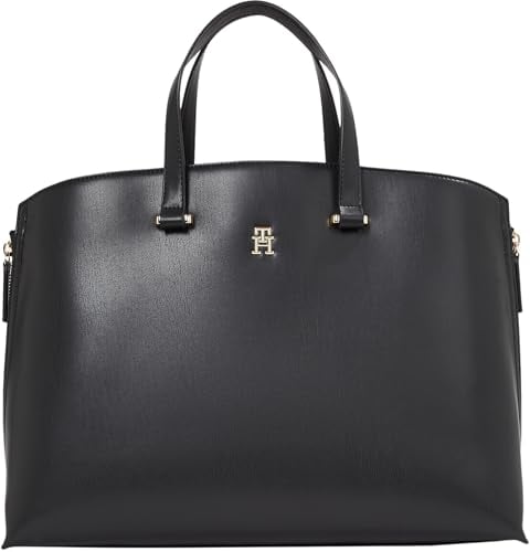 Tommy Hilfiger TH MODERN TOTE Tragetasche Damen, Schwarz (Black), OS